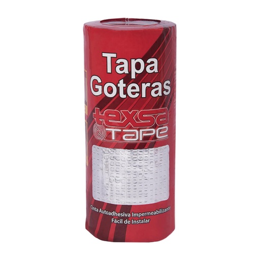 [18451] CINTA ASFALTICA TAPA GOTERAS 25 CM X 5 M ALUMINIO TEXSA TAPE