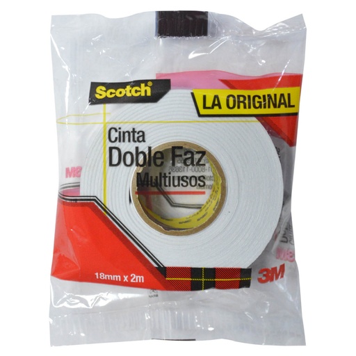 [9791] CINTA DOBLE FAZ 3M SCOTCH 12MM X 2 MTS (LV000010633)