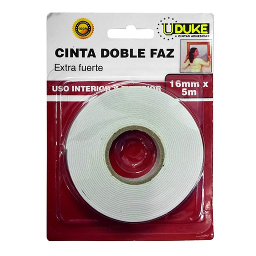[10133] CINTA DOBLE FAZ UDUKE 5 MTS 1.5MM (HT40289)