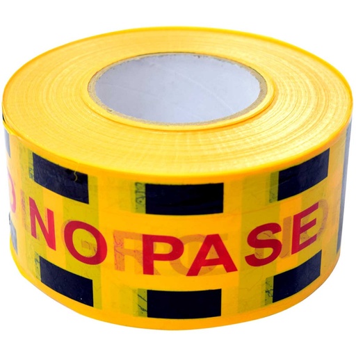 [12135] CINTA PELIGRO  X 500 MTS  IMPORTADA (PELIGRO NO PASE) (HT90009)