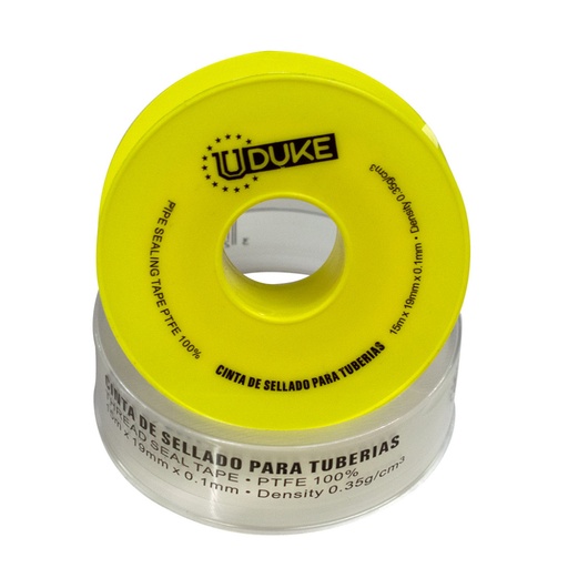 [14055] CINTA TEFLON INDUSTRIAL UDUKE AMARILLA GAS X 15 MTRS (HT1416)