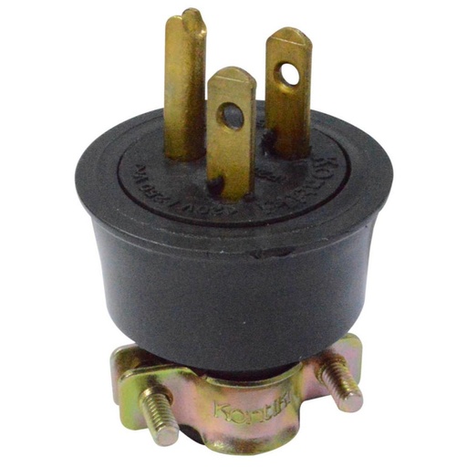 [7364] CLAVIJA  INDUSTRIAL KONTIKI POLO/TIERRA15 AMP (FC-3) RETIE