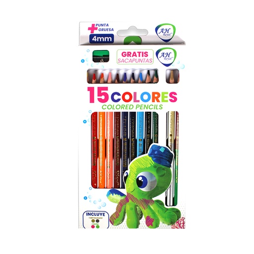 [21168] COLOR AH ROYAL UNIPUNTA 15 COLORES 13 PIEZAS 4 MM [PA2028]