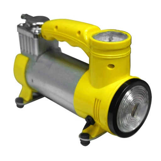 [13472] COMPRESOR MINI 12V CON LUZ 2 EN 1 FINO (HT1082)