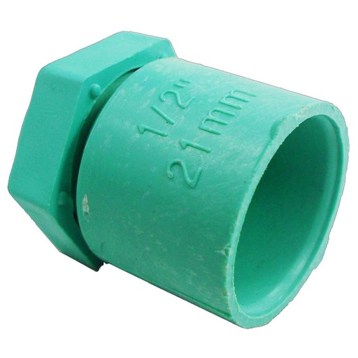[3886] CONECTOR CONDUIT VERDE 1/2 INDUMA (T1207-0006)