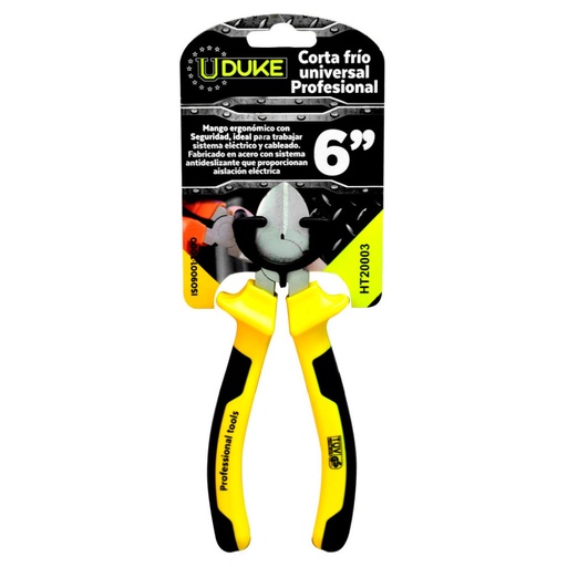 [6753] CORTAFRIO PROFESIONAL UDUKE AMARILLO-NEGRO  6 (HT20003)