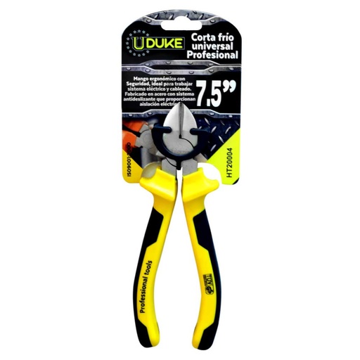 [6754] CORTAFRIO PROFESIONAL UDUKE AMARILLO-NEGRO  7.5 (HT20004)