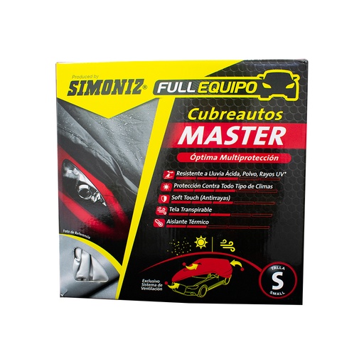 [15055] CUBREAUTO MASTER SIMONIZ COMPACT POLIESTER TALLA S (108272)