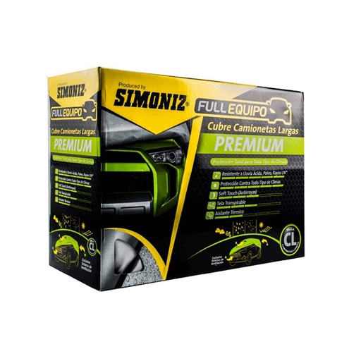 [16104] CUBRECAMIONETAS PREMIUM T-XL POLIESTER SIMONIZ (TALLA XL 108838)