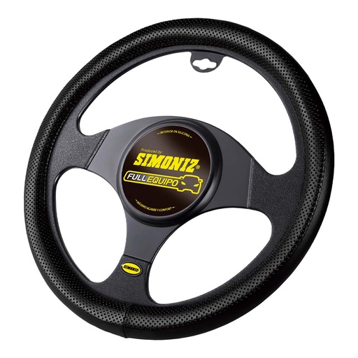 [16807] CUBRETIMON VENTILADO NEGRO COSTURAS ROJAS ELEGANT (203740)