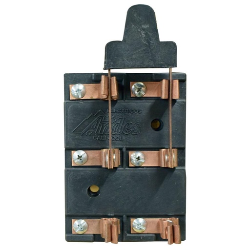 [13229] CUCHILLA DE CORTE SIN PORTAFUSIBLE 2X60 DOBLE TIRO (ANDES)