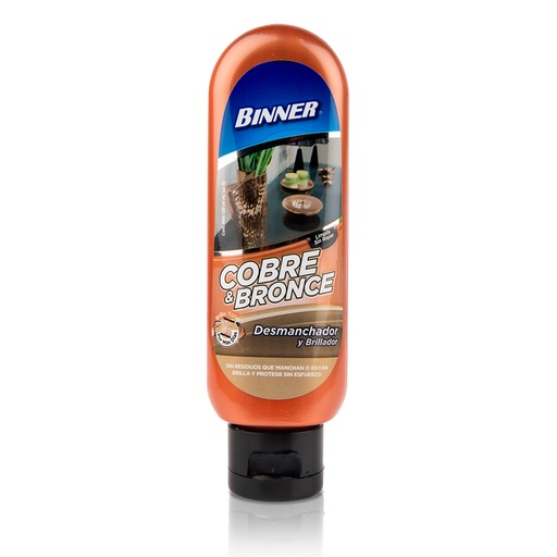 [19057] DESMANCHADOR Y BRILLADOR COBRE Y BRONCE 120ML  BINNER