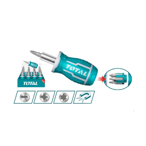 [16281] DESTORNILLADOR 8 EN 1 IMANTADO SUPER SELECT TOTAL (TACSDS0706)