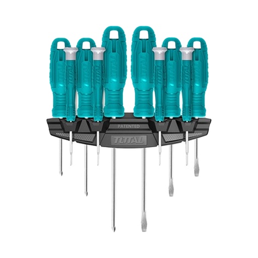 [15419] DESTORNILLADOR CROMO VANADIUM JUEGO X 10 PZS SUPER SELECT TOTAL (THTDC251001)