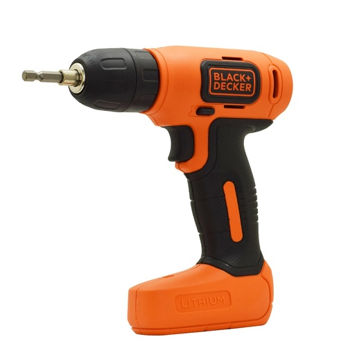 [18520] DESTORNILLADOR RECARGABLE BLACK & DECKER 1/4  8V + 42 ACCESORIOS (BDCDHDPK)