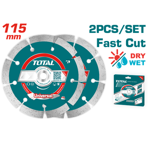 [14911] DISCO 4 1/2 DIAMANTADO SEGMENTADO JUEGO X 2PZS TOTAL (TAC21111532)