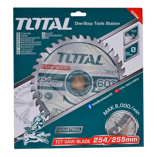 [17407] DISCO CORTE MADERA 10x60 INDUSTRIAL TOTAL (TAC231723)