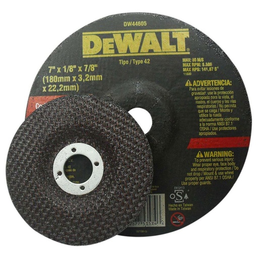 [695] DISCO DEWALT C/M 7 X 1/8 (DW54840)