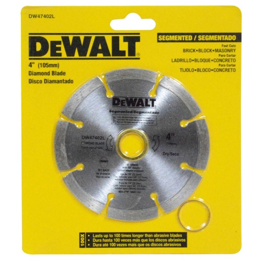 [4915] DISCO DIAMANTADO SEGMENTADO DEWALT 4 1/2 (DW47452HP)
