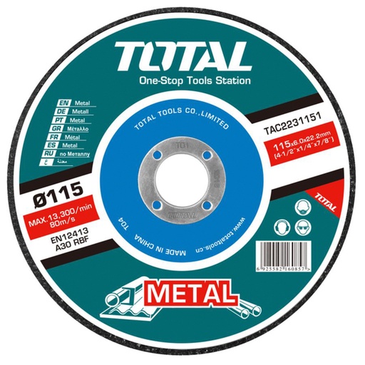 [15147] DISCO PULIR METAL 4 1/2" TOTAL (TAC2231151)