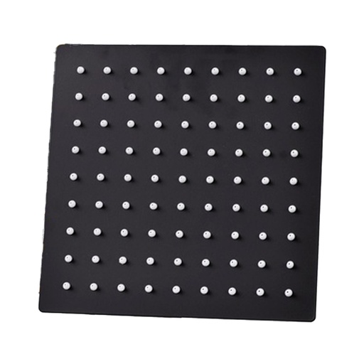 [18923] DUCHA CUADRADA DE 8 NEGRA (1620223)