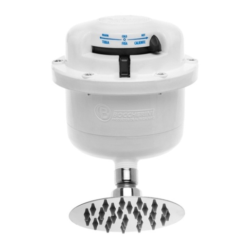 [14708] DUCHA ELECTRICA BOCCHERINI FUSION DIRIGIBLE SLIM BLANCA 120V (1601110S)