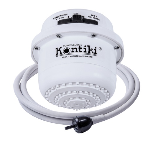 [7939] DUCHA ELECTRICA KONTIKI 3 TEMPERATURAS CON MINIDUCHA 110V (K-101)