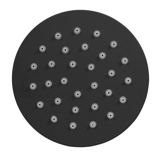 [18574] DUCHA REGADERA UDUKE NEGRA ACERO INOXIDABLE 4 REDONDA (HT1616)