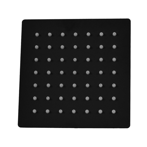 [18578] DUCHA REGADERA UDUKE NEGRA ACERO INOXIDABLE 6 CUADRADA (HT1620)