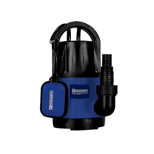 [11721] ELECTRO BOMBA SUMERGIBLE PARA AGUA LIMPIA 1HP 750W TOOLCRAFT(TC3504