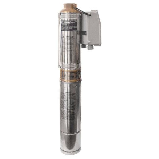 [10554] ELECTRO BOMBA SUMERGIBLE TIPO BALA 1 HP PARA AGUA LIMPIA (ALT MAX 55 MTRS 110V TOOLCRAFT (TC4576