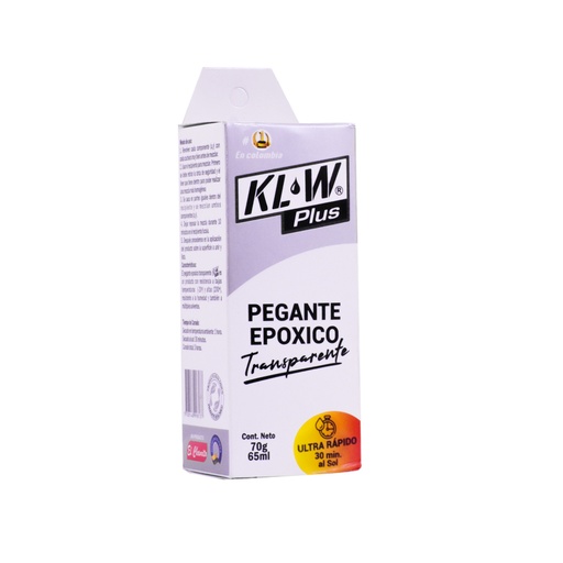 [17817] EPOXICO TRANSPARENTE KLW PLUS 70 GR (05459)