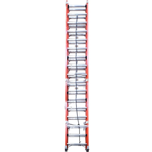 [12422] ESCALERA DE FIBRA DE VIDRIO ESCALUMEX 32 PELDAÑOS ROJA 136KLGS-9.76MTS