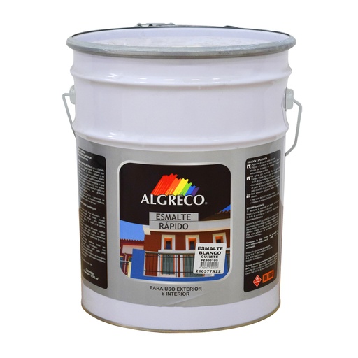 [18815] ESMALTE RAPIDO BLANCO CUÑETE (92300105) ALGRECO