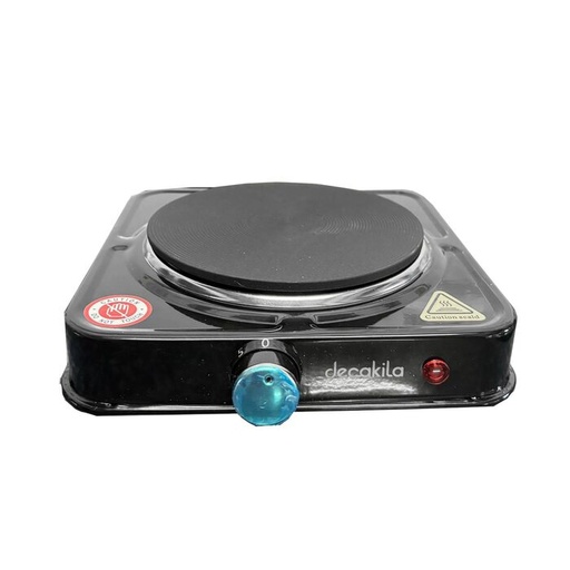 [20996] ESTUFA ELECTRICA PORTATIL 1 PUESTO 120V 1000W DECAKILA (KUCC004B)