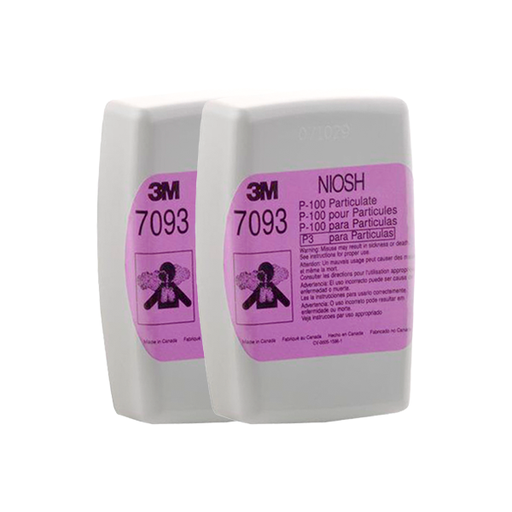 [20878] FILTRO P100 CARTUCHO 7093 PARA PARTICULAS ALTA EFICIENCIA (PQTE X 2) 3M (70071042231)