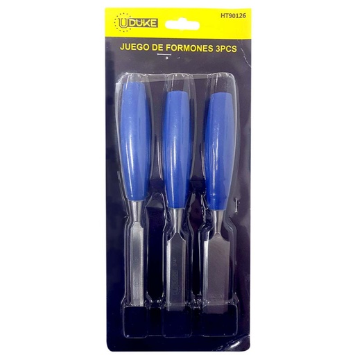 [12187] FORMON (1/2-3/4-1") MANGO PLASTICO X 3 PCS UDUKE (HT90126)