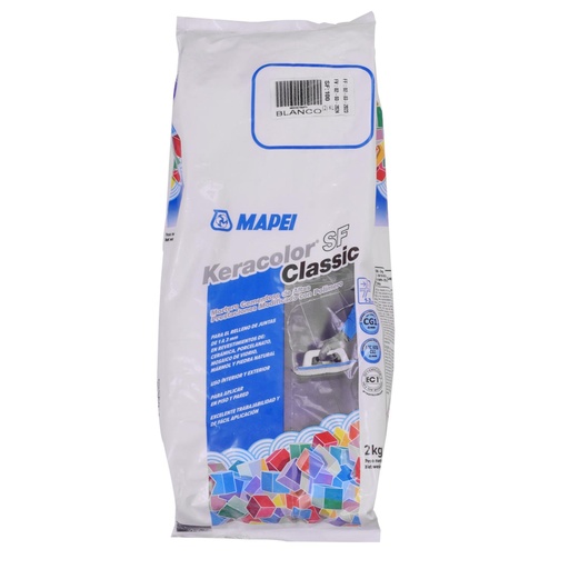 [18460] FRAGUA KERACOLOR 2 KG BLANCO SF CLASSIC 100 (5QE010028)