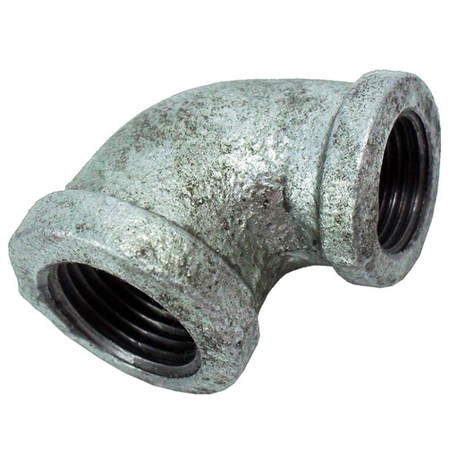 [3462] GALVANIZADO CODO 1/2 CON REDUCCION 3/8 (FINO) M.P