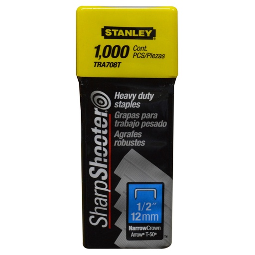 [10424] GANCHO GRAPADORA STANLEY 12MM  1/2  (TRA708T)(TRABAJO PESADO)