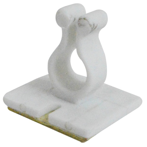 [2792] GRAPA PLASTICA ADHESIVA MANGUERA NAVIDENA Y CABLES ELECTRICOS (624G)