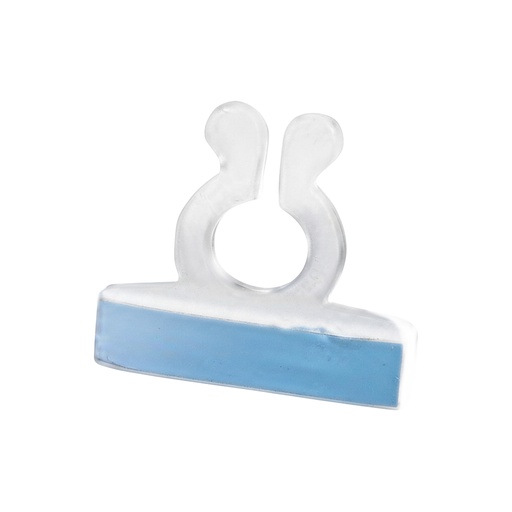 [2792K] GRAPA PLASTICA ADHESIVA MANGUERA NAVIDEÑA Y CABLES ELECTRICOS PQT X 5 UDUKE