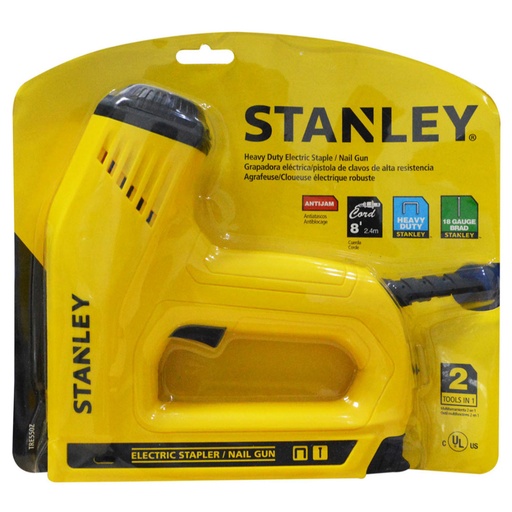 [10850] GRAPADORA / CLAVADORA ELECTRICA STANLEY 6MM / 12MM (TRE550Z)