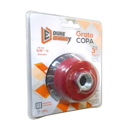 [14221] GRATA COPA ENTORCHADA DUKE ENERGY 3X5/8 (HT1427)