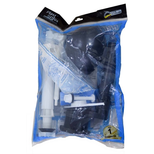 [16749] GRIFERIA COMPLETA BANO PUSH CORRIENTE PLASTGRIFOS (3101132)