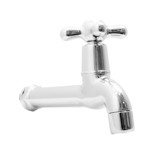 [20701] GRIFO CROMADO 1/2 X 3/4" CON EXTENSION ABS UDUKE (HT2173)