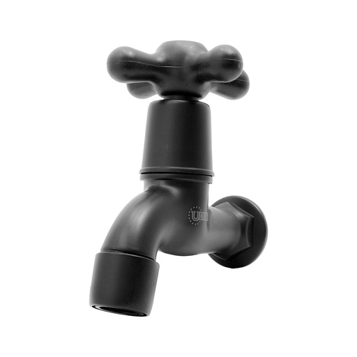[20704] GRIFO NEGRO 1/2 x 3/4" EXTENSION LARGO ABS UDUKE (HT2176)