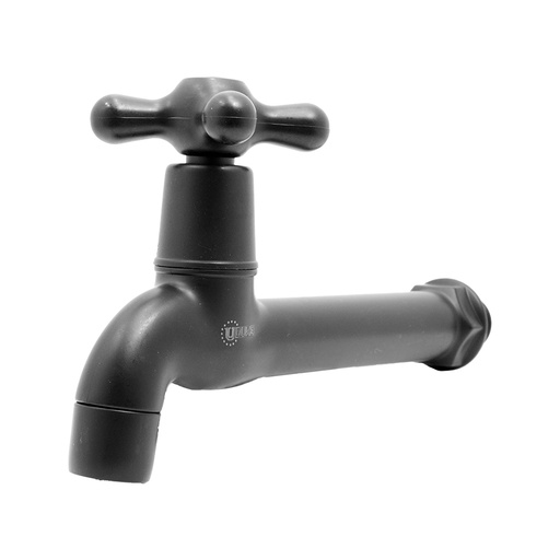 [20702] GRIFO NEGRO CON 1/2 x 1/2" EXTENSION ABS UDUKE (HT2174)