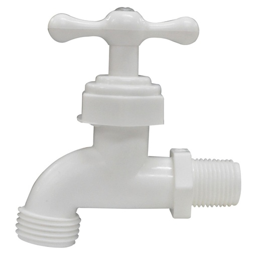 [7002] GRIFO PLASTICO UDUKE BLANCO G/G (HT20144)