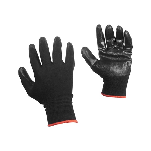 [10115D] GUANTE NITRILO SEGURIDAD NEGRO TALLA XL-10 ALTA CALIDAD (FNM-06)